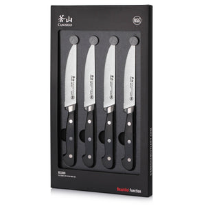 
                  
                    Load image into Gallery viewer, Cangshan TV2 Series 4-Piece Steak Knife Set, Forged Swedish Steel
                  
                