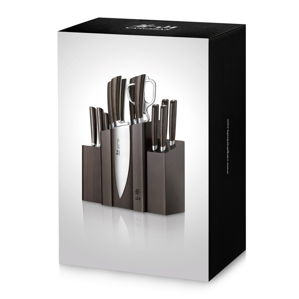 
                  
                    Load image into Gallery viewer, Cangshan A Series 14-Piece DENALI Knife Block Set
                  
                