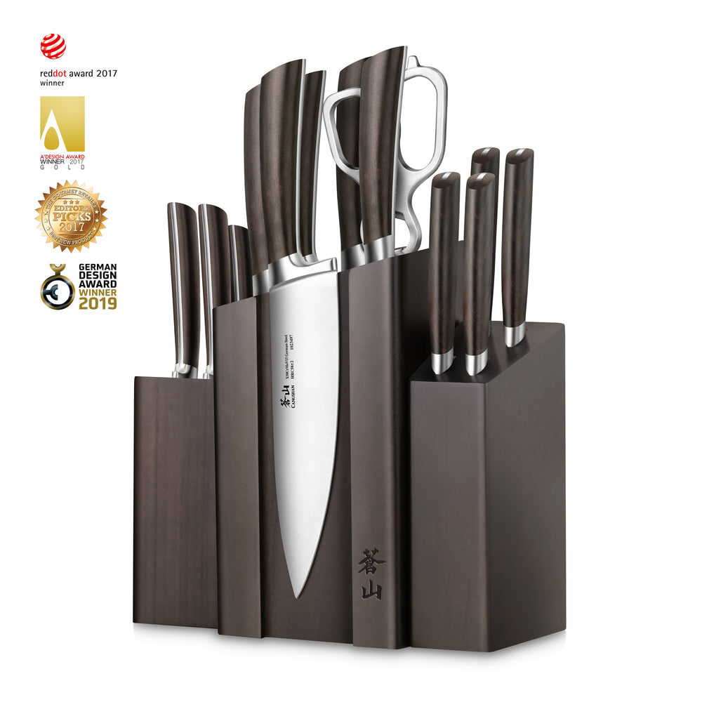 
                  
                    Load image into Gallery viewer, Cangshan A Series 14-Piece DENALI Knife Block Set
                  
                