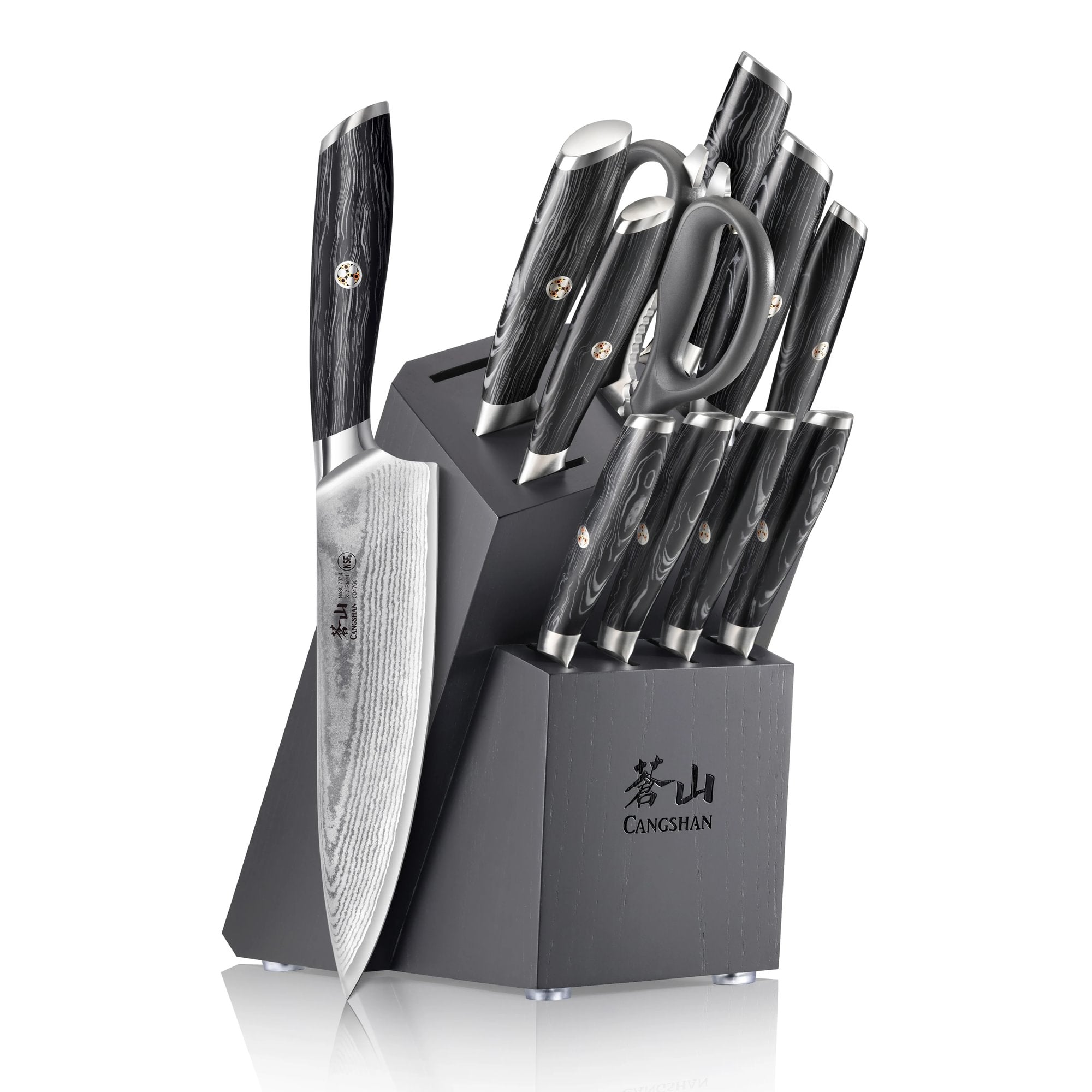 Cangshan NASU Series 12-Piece Knife Block Set