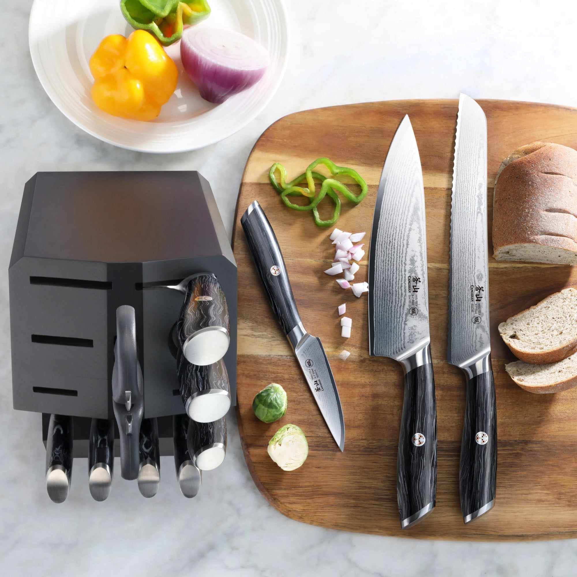 Cangshan NASU Series 12-Piece Knife Block Set