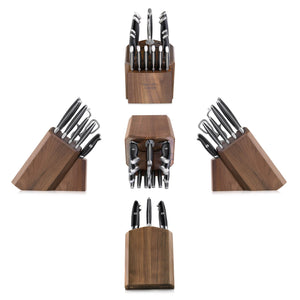 
                  
                    Load image into Gallery viewer, Cangshan Thomas Keller Signature Collection 17-Piece Knife Block Set, Forged Swedish Powder Steel
                  
                