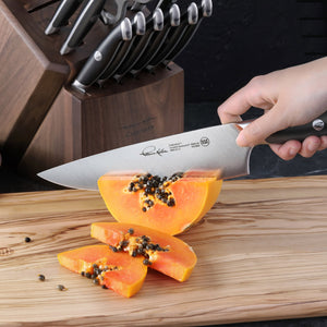 
                  
                    Load image into Gallery viewer, Cangshan Thomas Keller Signature Collection 8-inch Chef&amp;#39;s Knife, Forged Swedish Powder Steel
                  
                