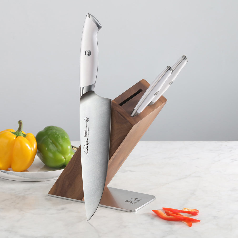 
                  
                    Load image into Gallery viewer, Cangshan Thomas Keller Signature Collection 4-Piece HUA Knife Block Set, Forged Swedish Powder Steel
                  
                