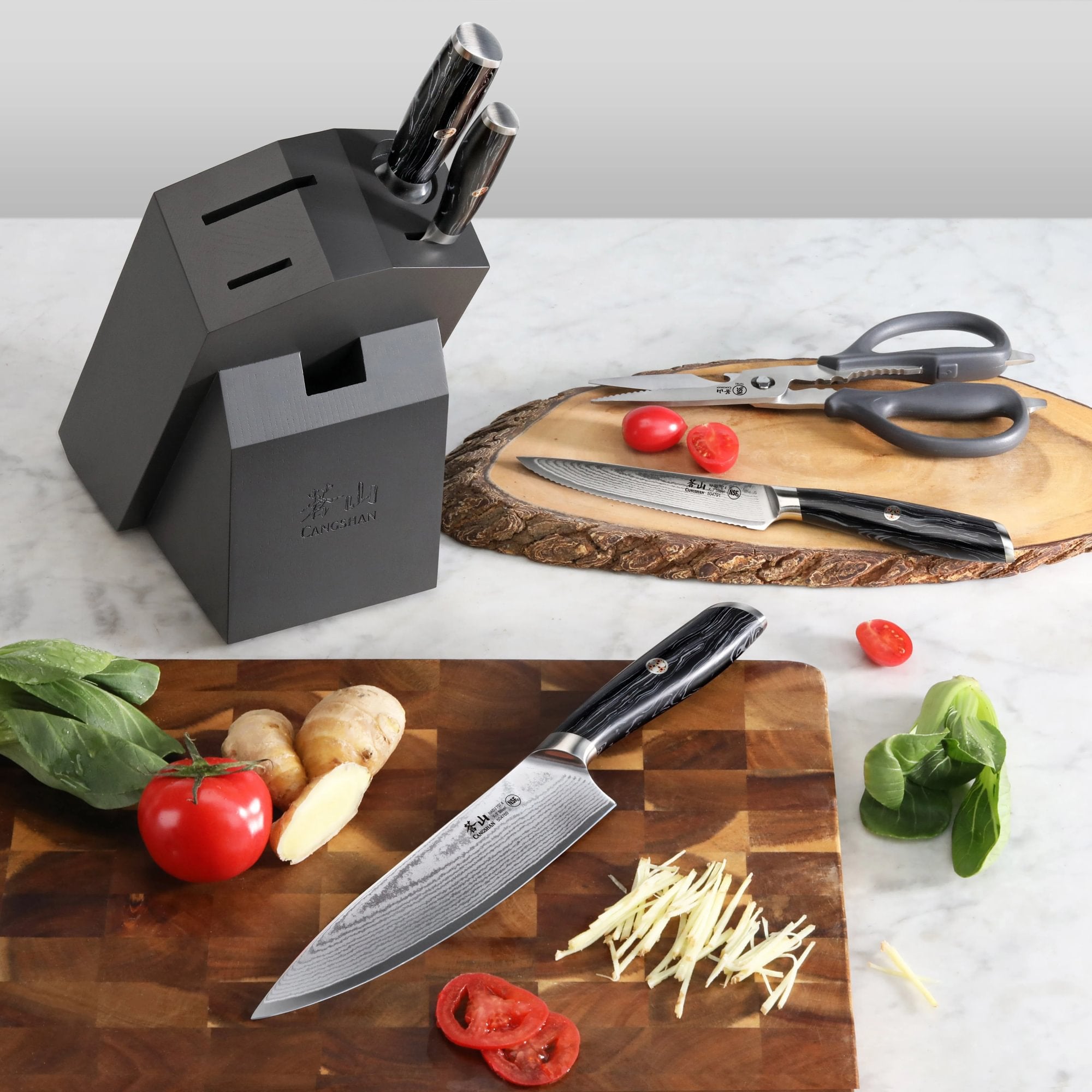 Cangshan NASU Series 6-Piece Knife Block Set