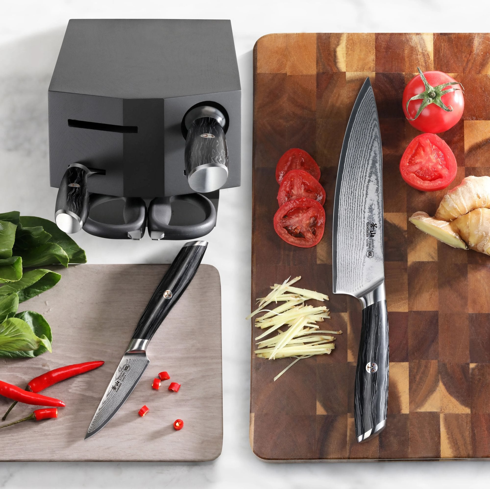 Cangshan NASU Series 6-Piece Knife Block Set