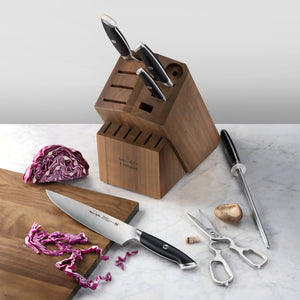 
                  
                    Load image into Gallery viewer, Cangshan Thomas Keller Signature Collection 7-Piece Knife Block Set, Forged Swedish Powder Steel
                  
                