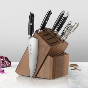
                  
                    Load image into Gallery viewer, Cangshan Thomas Keller Signature Collection 7-Piece Knife Block Set, Forged Swedish Powder Steel
                  
                