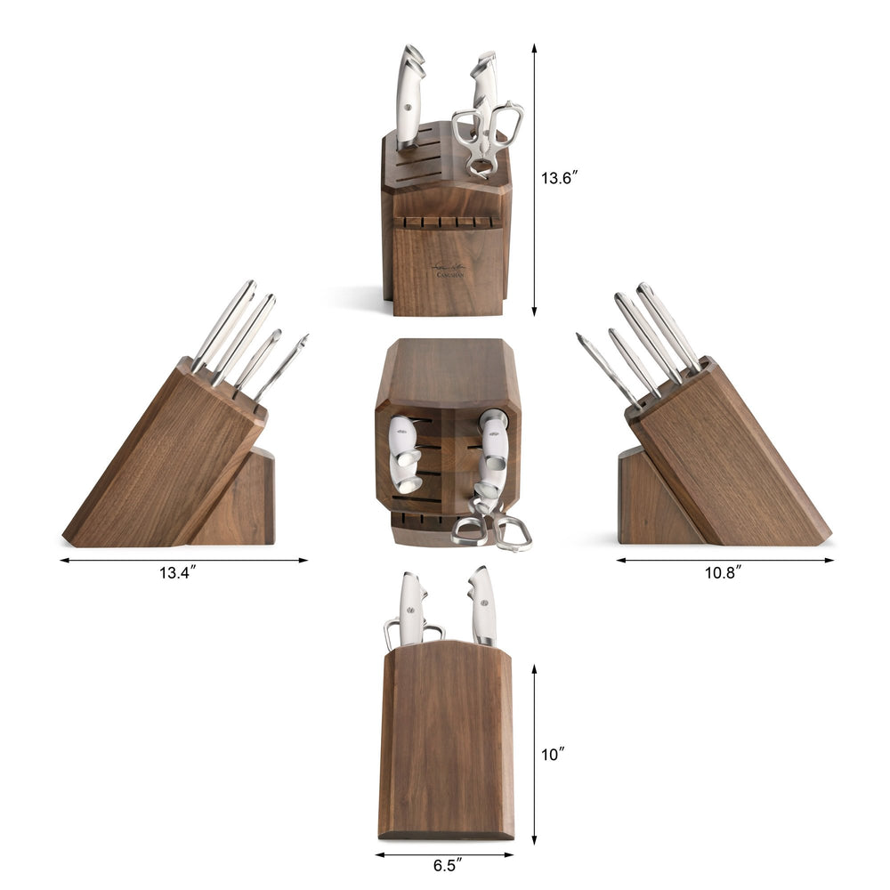 
                  
                    Load image into Gallery viewer, Cangshan Thomas Keller Signature Collection 7-Piece Knife Block Set, Forged Swedish Powder Steel
                  
                
