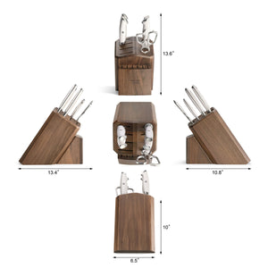 
                  
                    Load image into Gallery viewer, Cangshan Thomas Keller Signature Collection 7-Piece Knife Block Set, Forged Swedish Powder Steel
                  
                