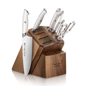 
                  
                    Load image into Gallery viewer, Cangshan Thomas Keller Signature Collection 7-Piece Knife Block Set, Forged Swedish Powder Steel
                  
                