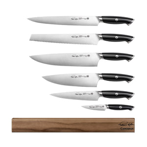 
                  
                    Load image into Gallery viewer, Cangshan Thomas Keller Signature Collection 7-Piece Magnetic Knife Bar Set, Forged Swedish Powder Steel
                  
                