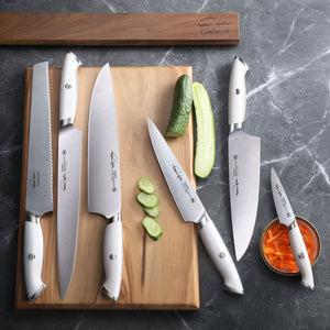 
                  
                    Load image into Gallery viewer, Cangshan Thomas Keller Signature Collection 7-Piece Magnetic Knife Bar Set, Forged Swedish Powder Steel
                  
                