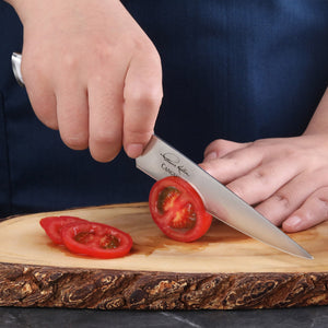 
                  
                    Load image into Gallery viewer, Cangshan Thomas Keller Signature Collection 5-inch Utility Knife, Forged Swedish Powder Steel
                  
                