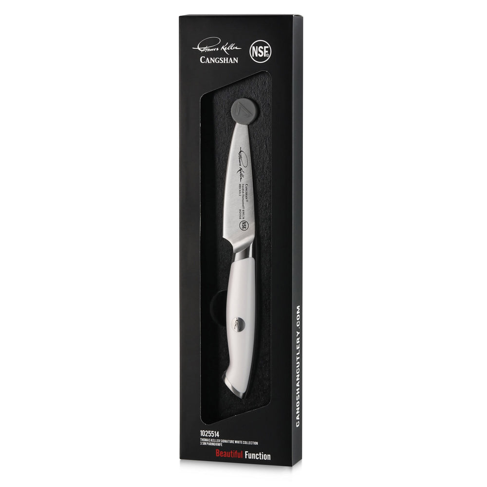 
                  
                    Load image into Gallery viewer, Cangshan Thomas Keller Signature Collection 3.5-inch Paring Knife, Forged Swedish Powder Steel
                  
                