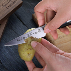 
                  
                    Load image into Gallery viewer, Cangshan Thomas Keller Signature Collection 3.5-inch Paring Knife, Forged Swedish Powder Steel
                  
                