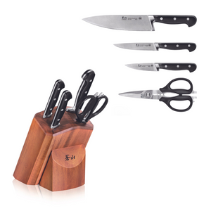 Cangshan V2 Series 5-Piece Starter Knife Block Set, Forged German Steel