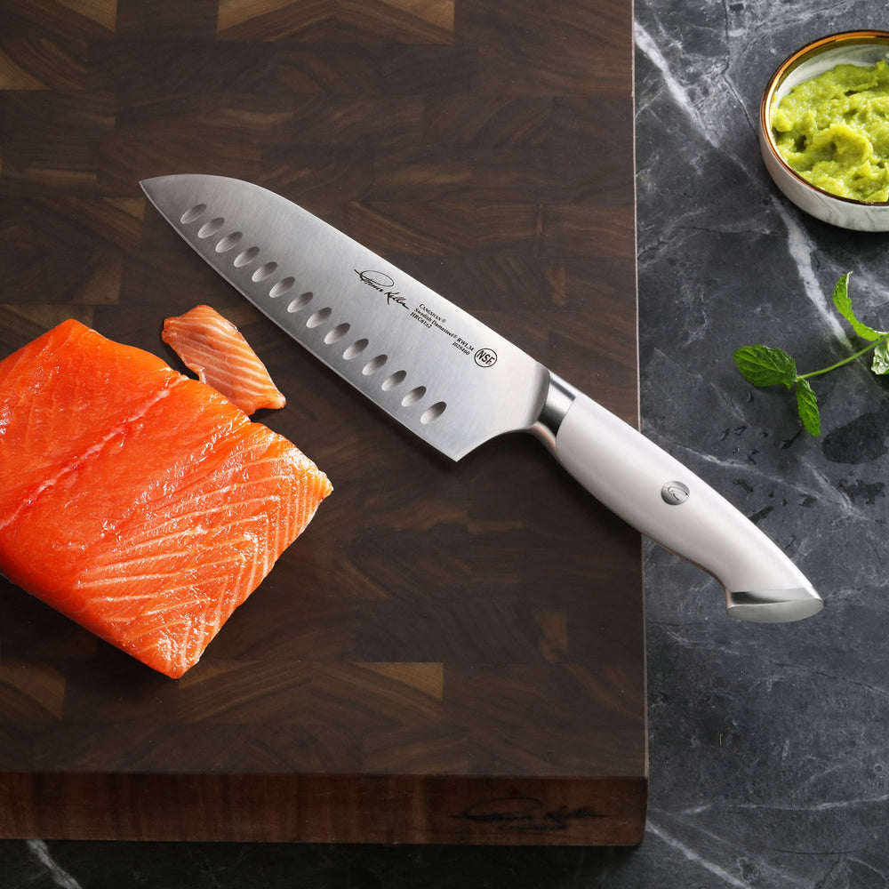 
                  
                    Load image into Gallery viewer, Cangshan Thomas Keller Signature Collection 7-inch Santoku Knife, Forged Swedish Powder Steel
                  
                