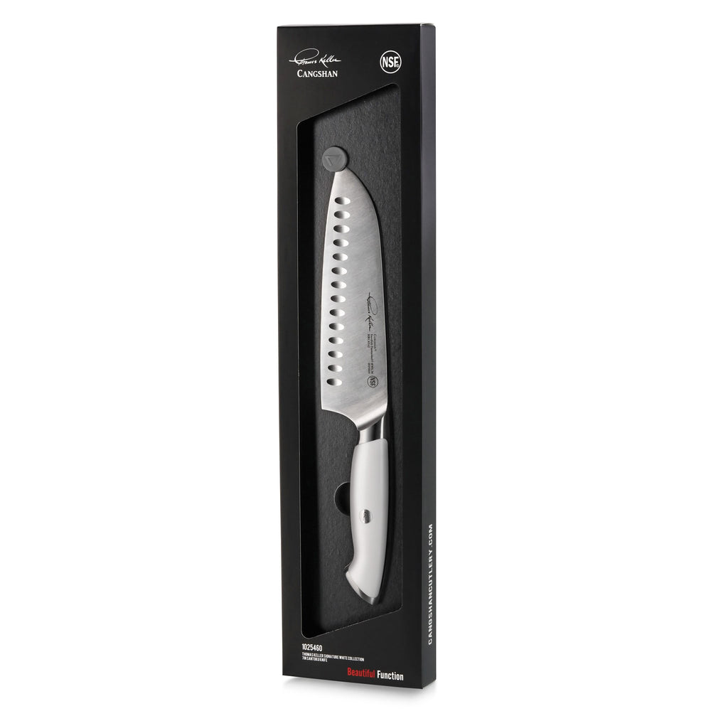 
                  
                    Load image into Gallery viewer, Cangshan Thomas Keller Signature Collection 7-inch Santoku Knife, Forged Swedish Powder Steel
                  
                