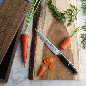 
                  
                    Load image into Gallery viewer, Cangshan Thomas Keller Signature Collection 5-inch Utility Knife, Forged Swedish Powder Steel
                  
                