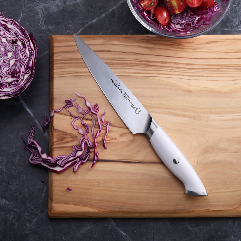 
                  
                    Load image into Gallery viewer, Cangshan Thomas Keller Signature Collection 7-inch Utility Knife, Forged Swedish Powder Steel
                  
                