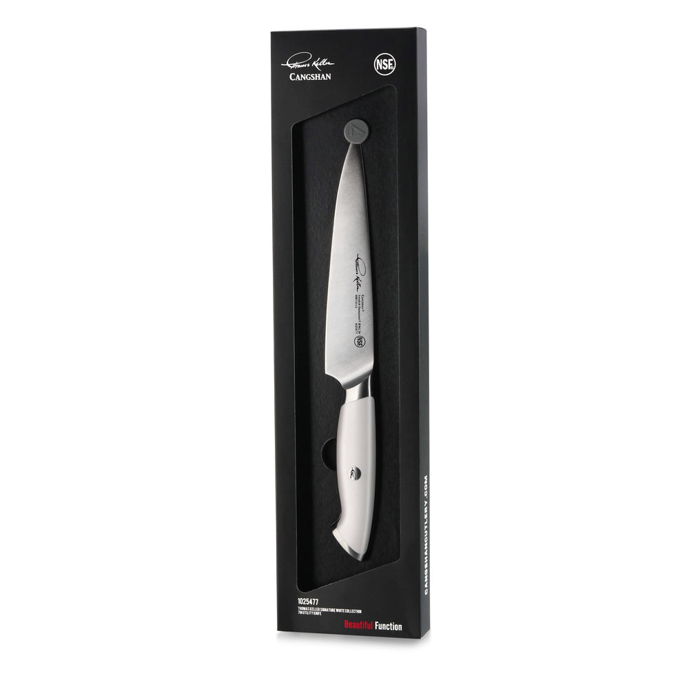 
                  
                    Load image into Gallery viewer, Cangshan Thomas Keller Signature Collection 7-inch Utility Knife, Forged Swedish Powder Steel
                  
                