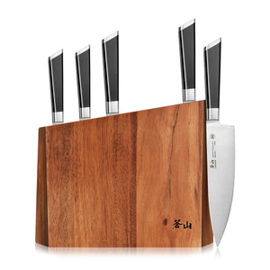 Cangshan Y2 Series 6-Piece Mountain Knife Block Set, Forged German Steel