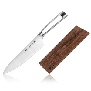 
                  
                    Load image into Gallery viewer, Cangshan TN1 Series 8-Inch Chef Knife and Wood Sheath, Forged Swedish Steel
                  
                