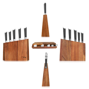 Cangshan Y2 Series 6-Piece Mountain Knife Block Set, Forged German Steel